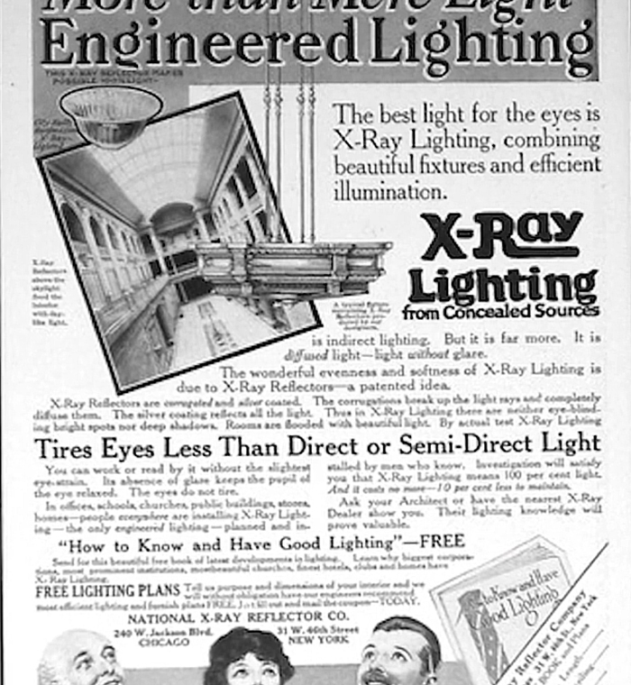 Реклама рентгена в газете